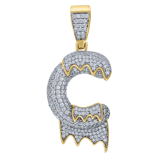 925-Silver Pendant "C" Initial