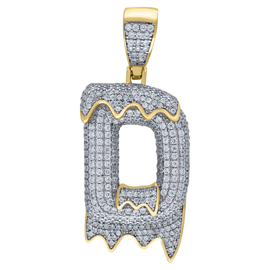 925-Silver Pendant "D" Initial
