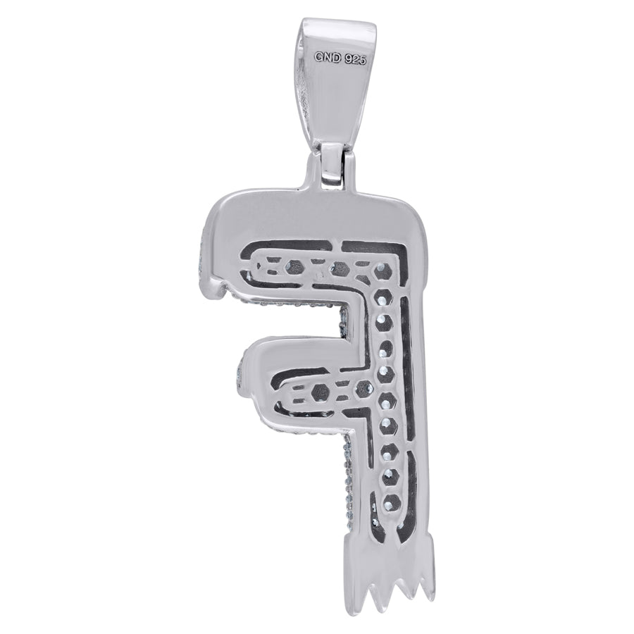 925-Silver Pendant "F" Initial