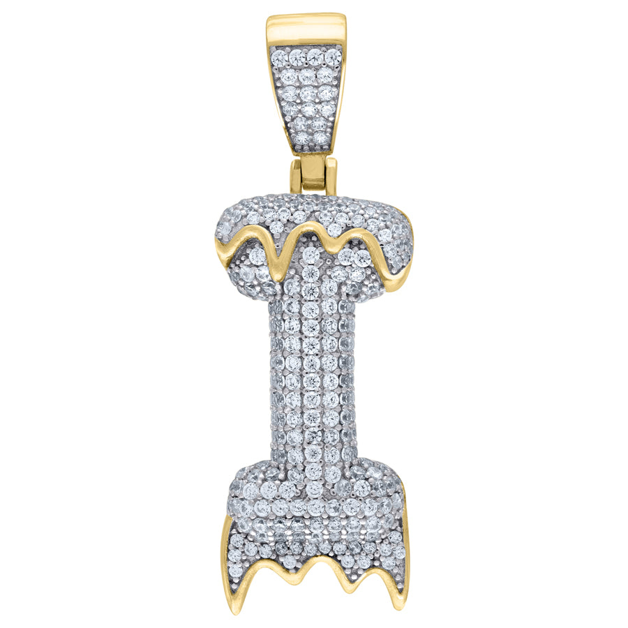 925-Silver Pendant "I" Initial