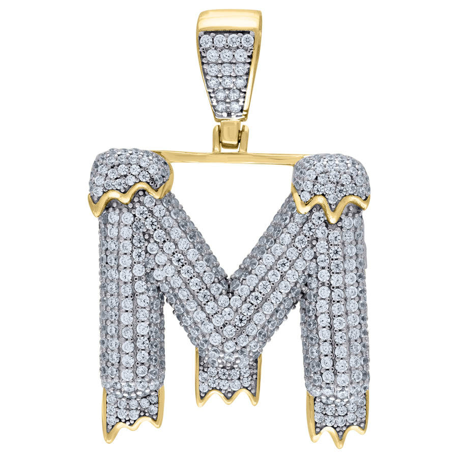 925-Silver Pendant "M" Initial