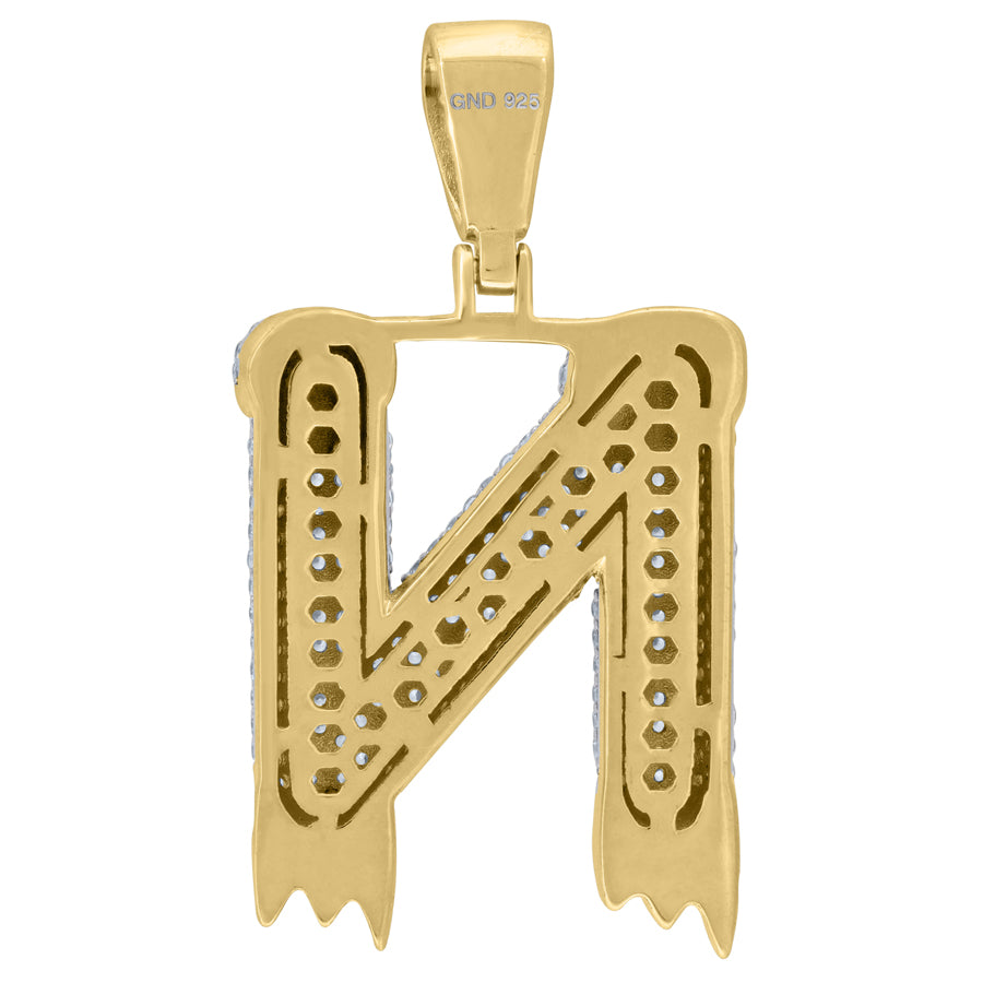 925-Silver Pendant "N" Initial