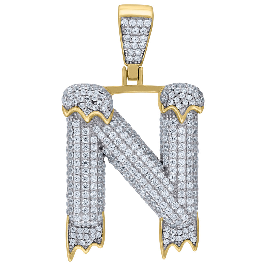 925-Silver Pendant "N" Initial