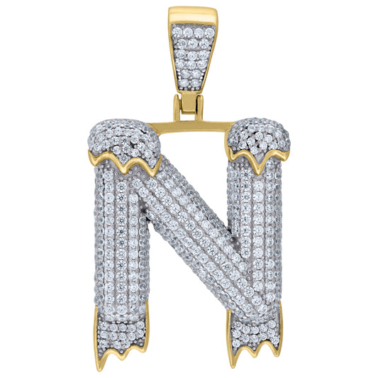 925-Silver Pendant "N" Initial