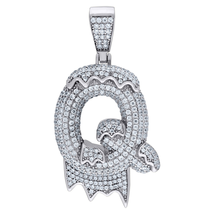925-Silver Pendant "Q" Initial