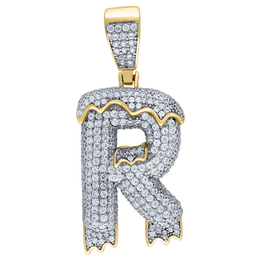 925-Silver Pendant "R" Initial