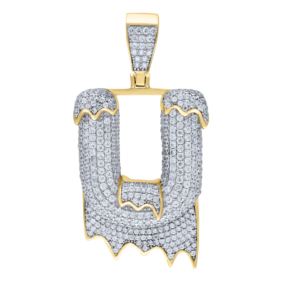 925-Silver Pendant "U" Initial