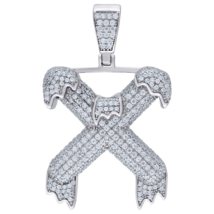 925-Silver Pendant "X" Initial