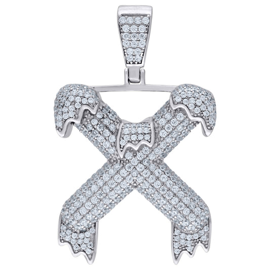 925-Silver Pendant "X" Initial