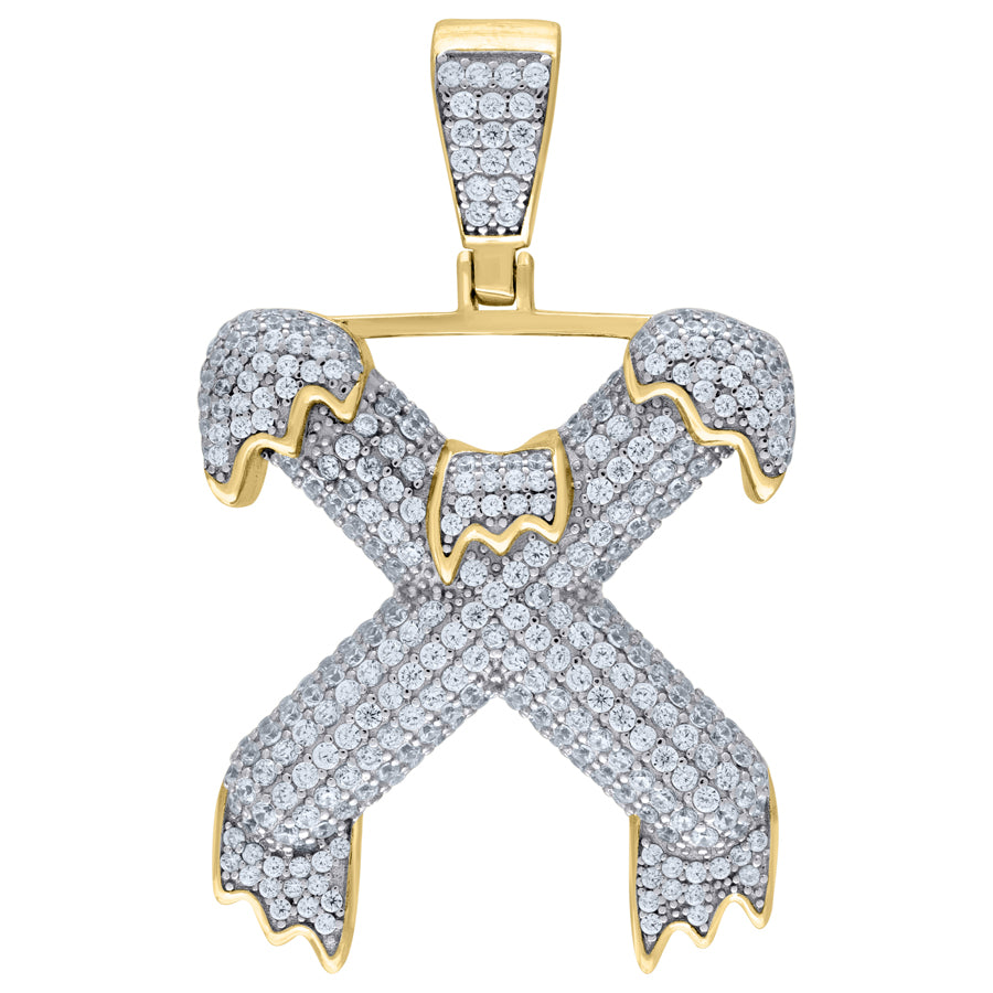 925-Silver Pendant "X" Initial