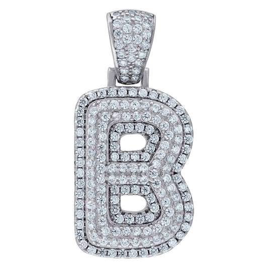 925-Silver Pendant "B" Initial