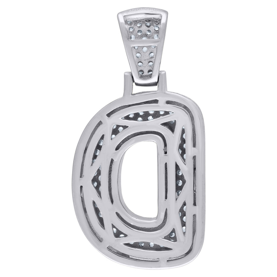 925-Silver Pendant "D" Initial