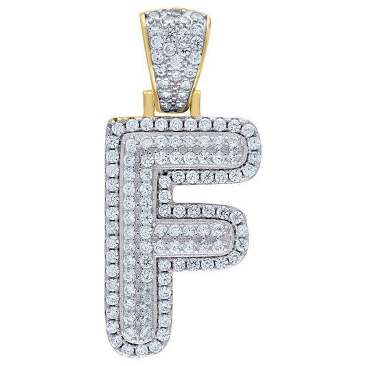 925-Silver Pendant "F" Initial