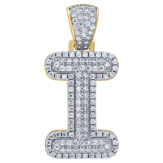 925-Silver Pendant "I" Initial