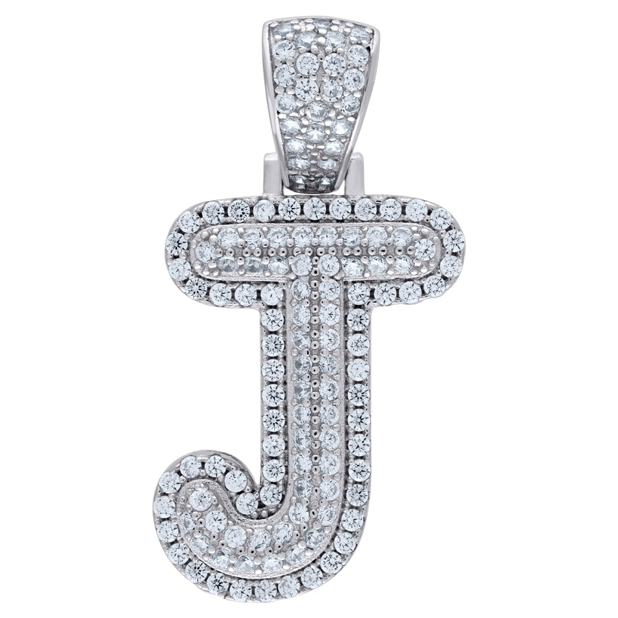 925-Silver Pendant "J" Initial