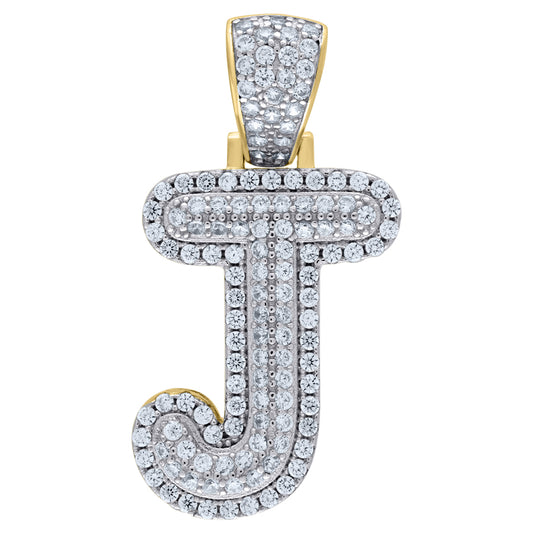 925-Silver Pendant "J" Initial