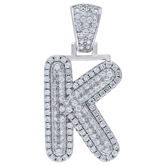 925-Silver Pendant "K" Initial