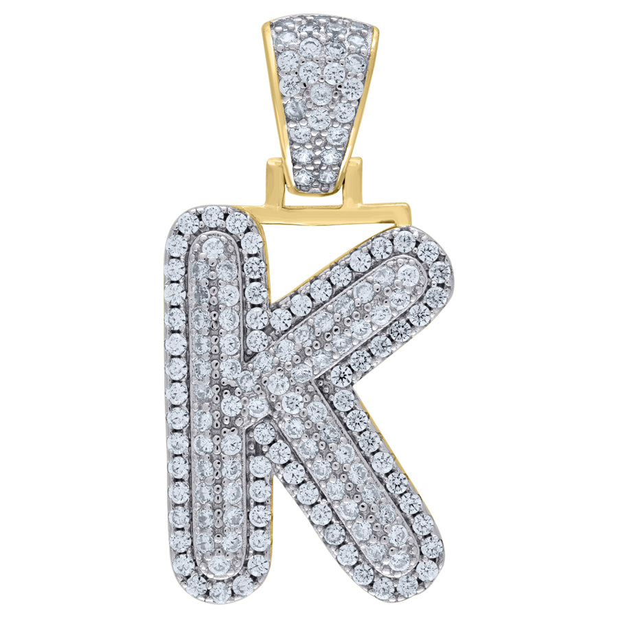 925-Silver Pendant "K" Initial