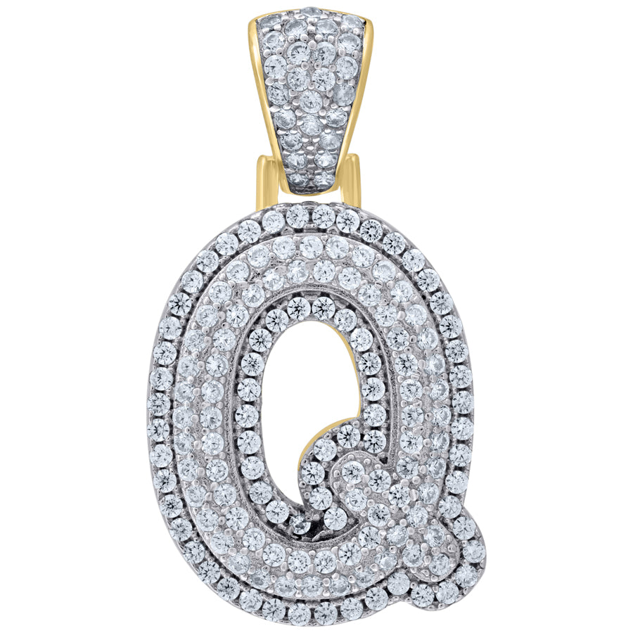 925-Silver Pendant "Q" Initial