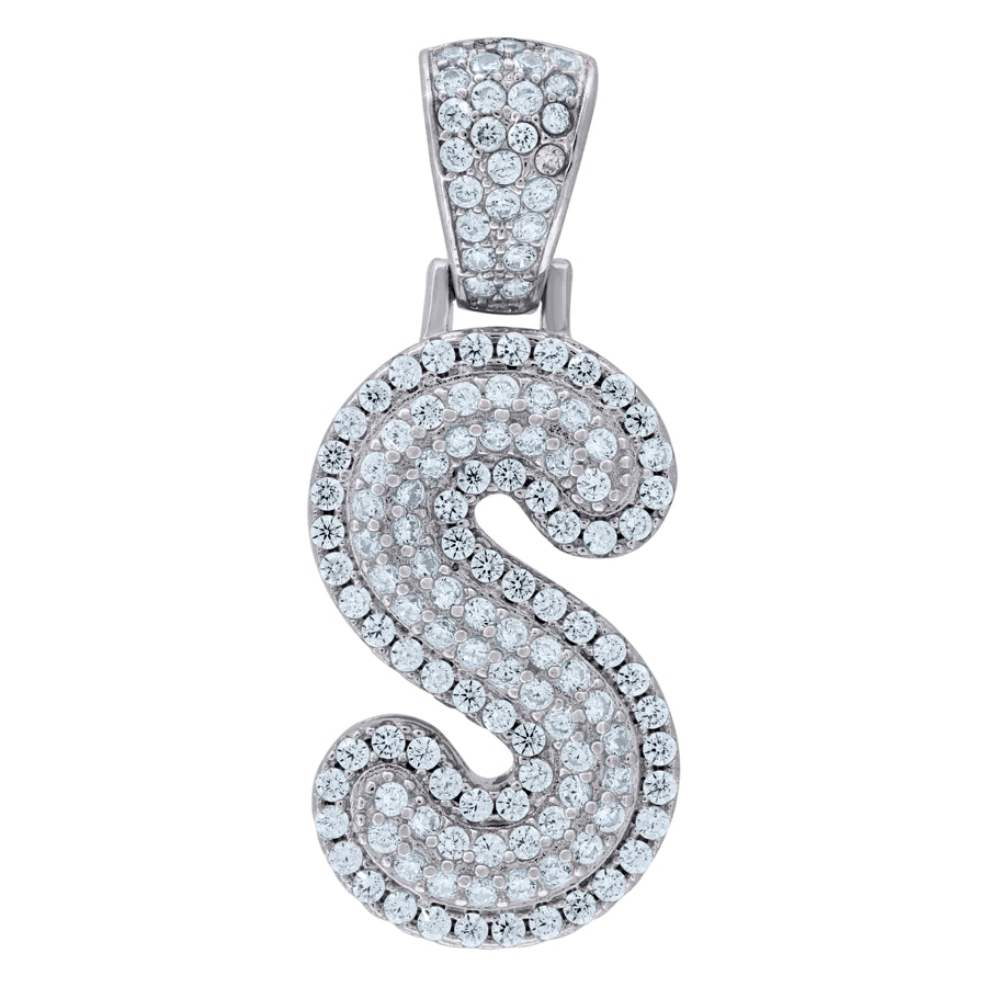 925-Silver Pendant "S" Initial