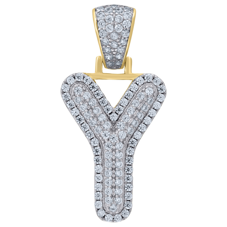 925-Silver Pendant "Y" Initial