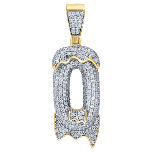 925-Silver Pendant "0" Number