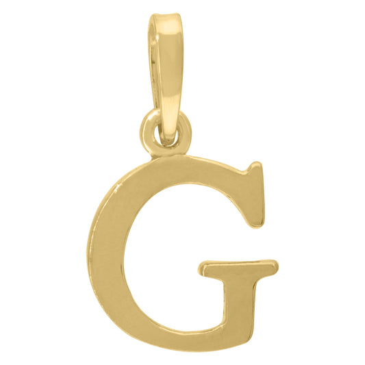 925-Silver Initial "G" Pendant