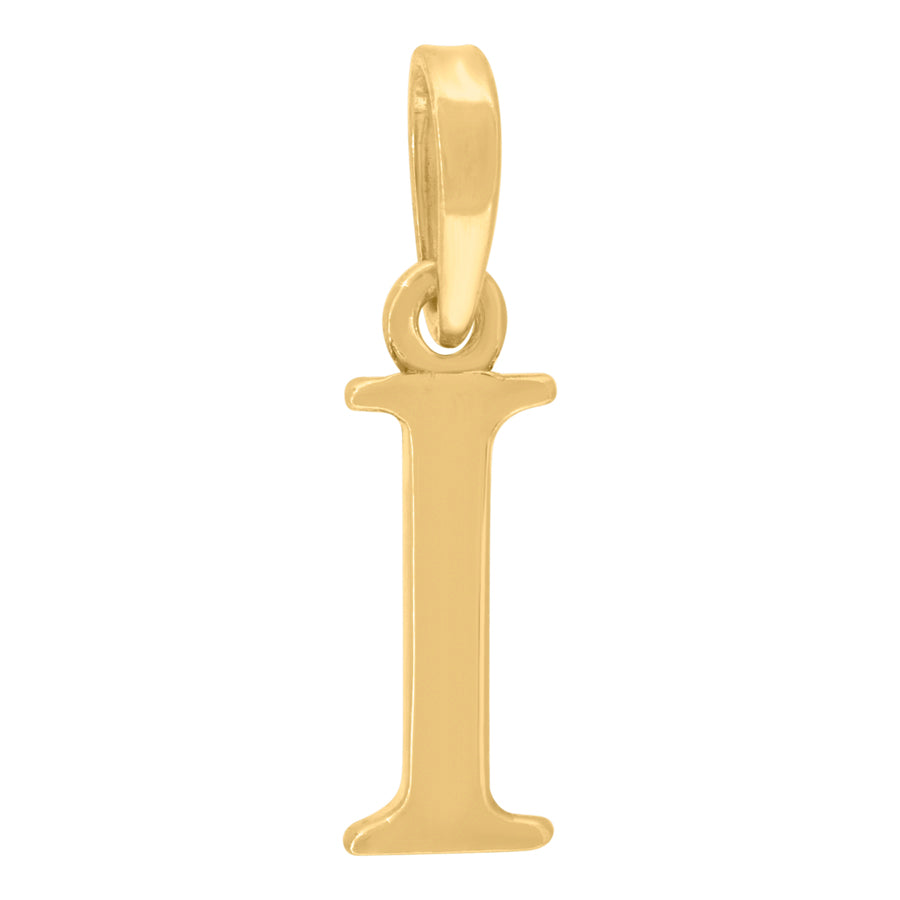 925-Silver Initial "I" Pendant