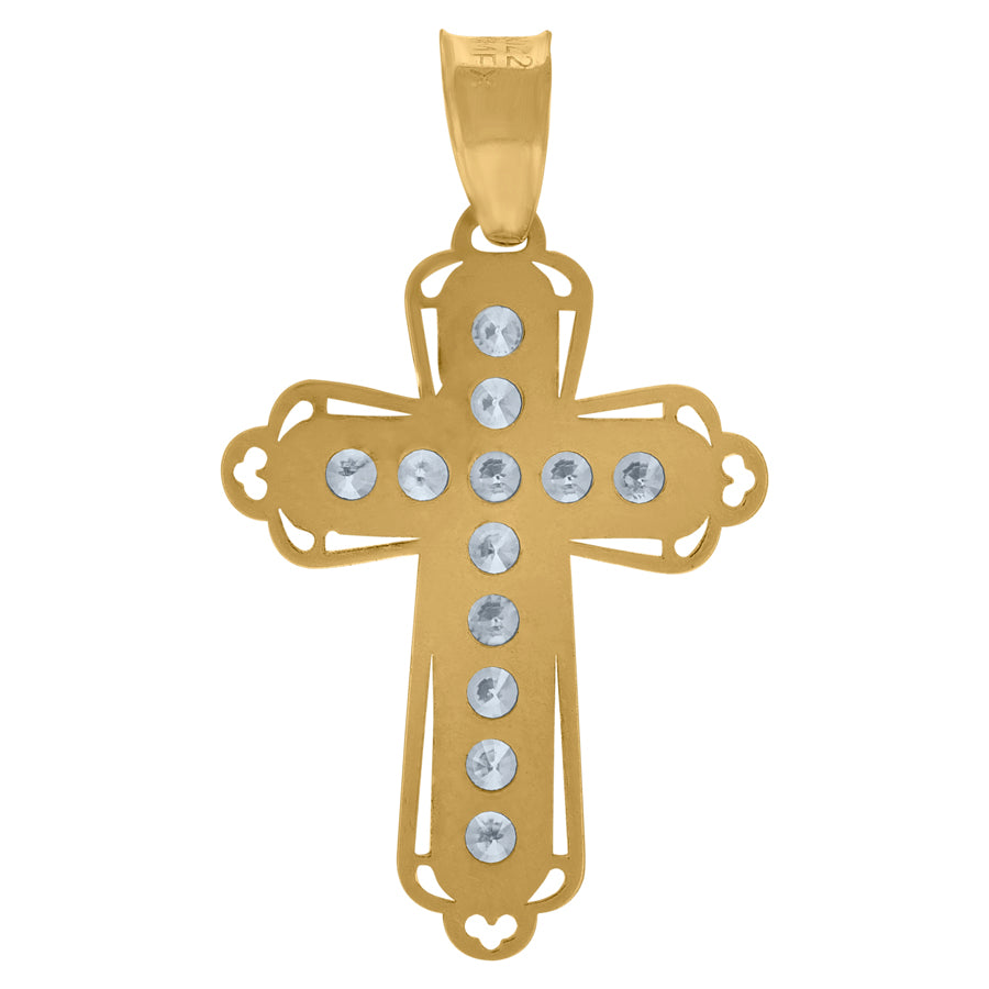 10Kt Gold Cross Pendant
