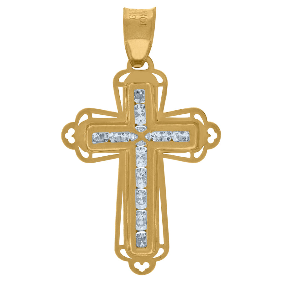 10Kt Gold Cross Pendant