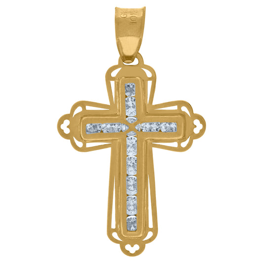 10Kt Gold Cross Pendant