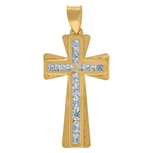 10Kt Gold Cross Pendant