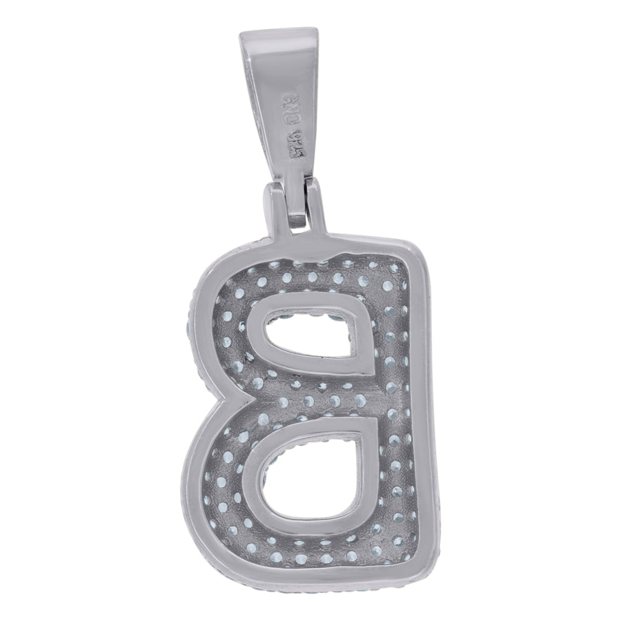 925 Cz Initial Pendant