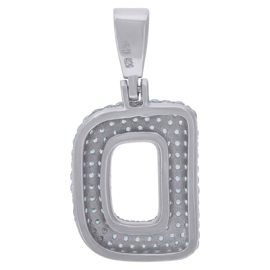 925 Cz Initial Pendant