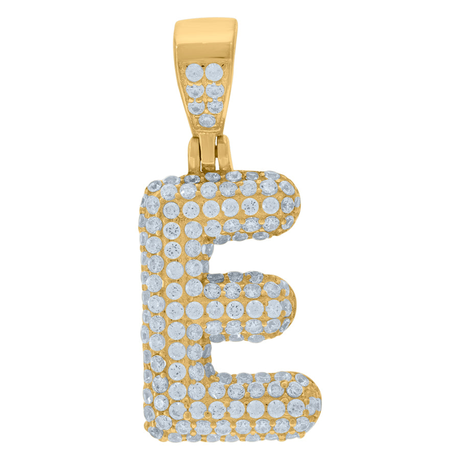 925 Cz Initial Pendant