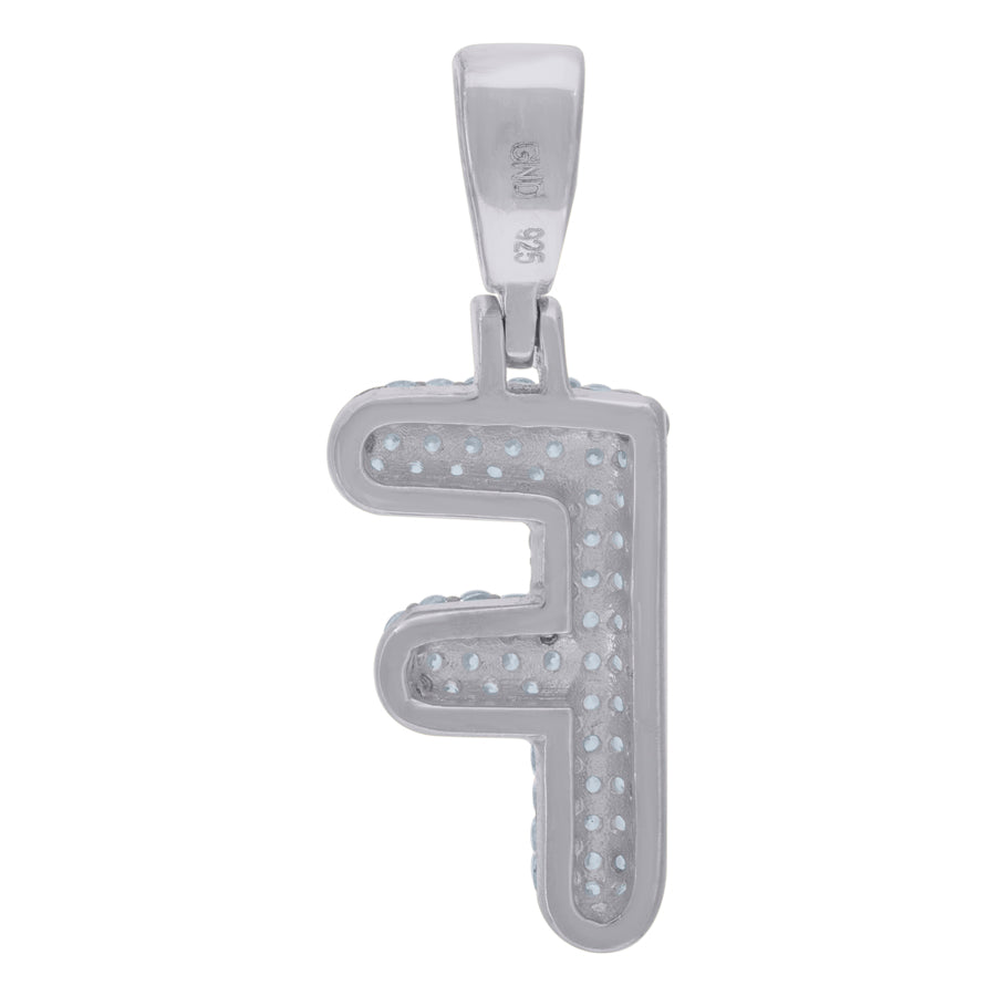 925 Cz Initial Pendant