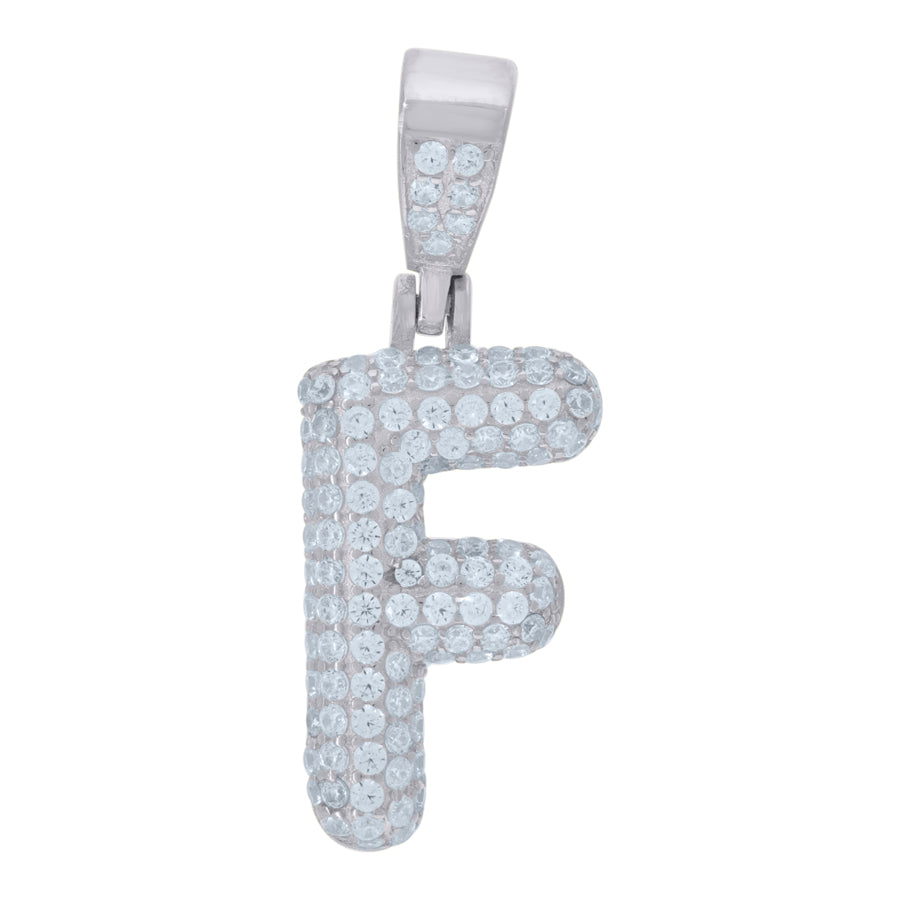 925 Cz Initial Pendant
