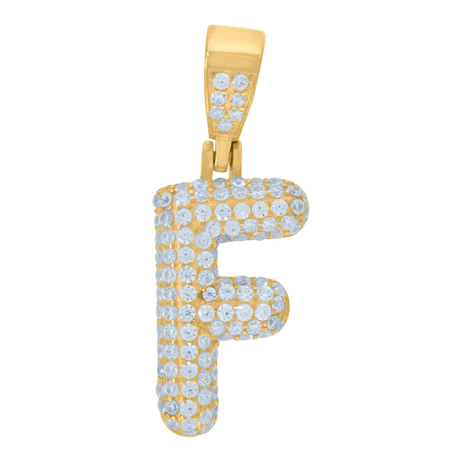925 Cz Initial Pendant