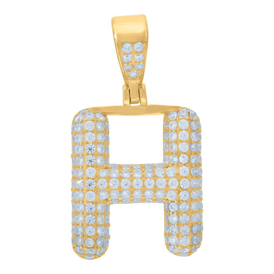 925 Cz Initial Pendant