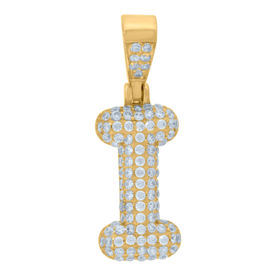 925 Cz Initial Pendant
