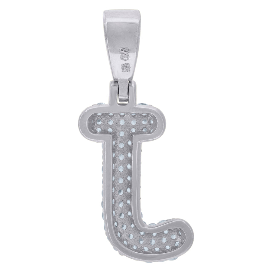 925 Cz Initial Pendant