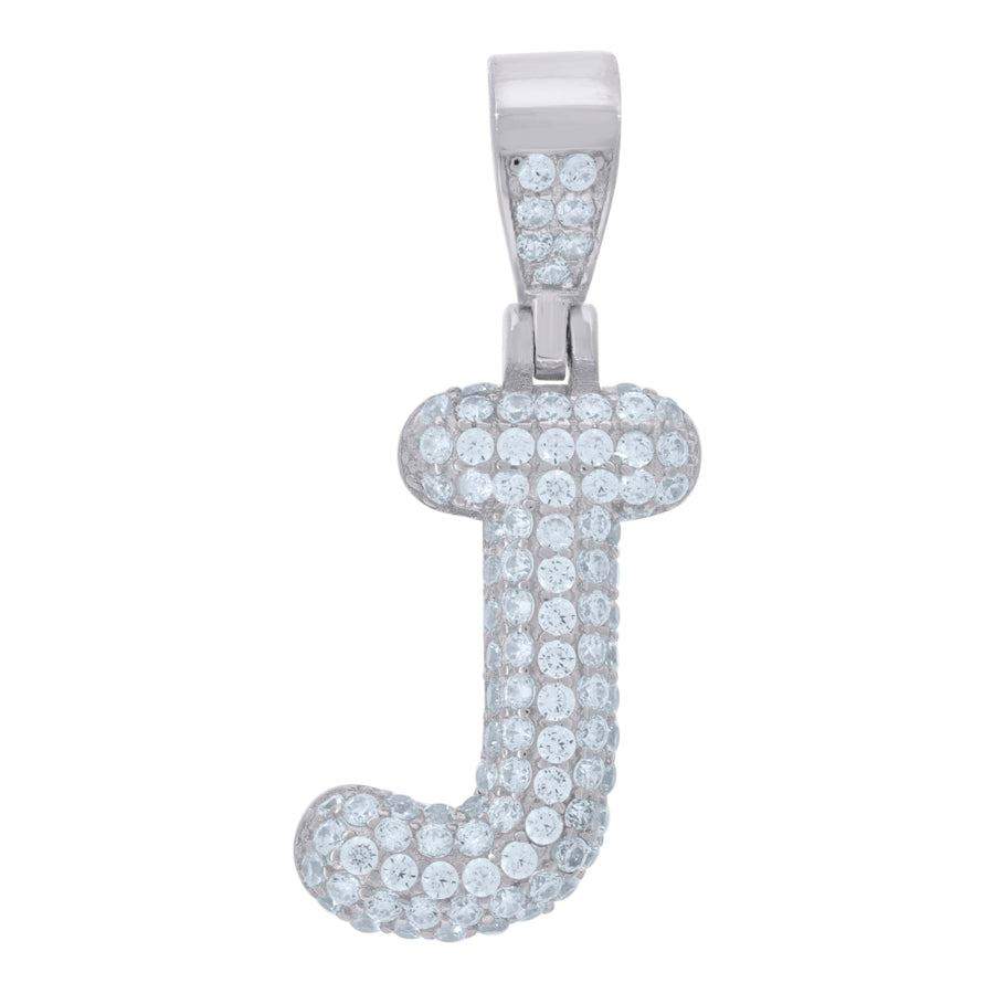 925 Cz Initial Pendant