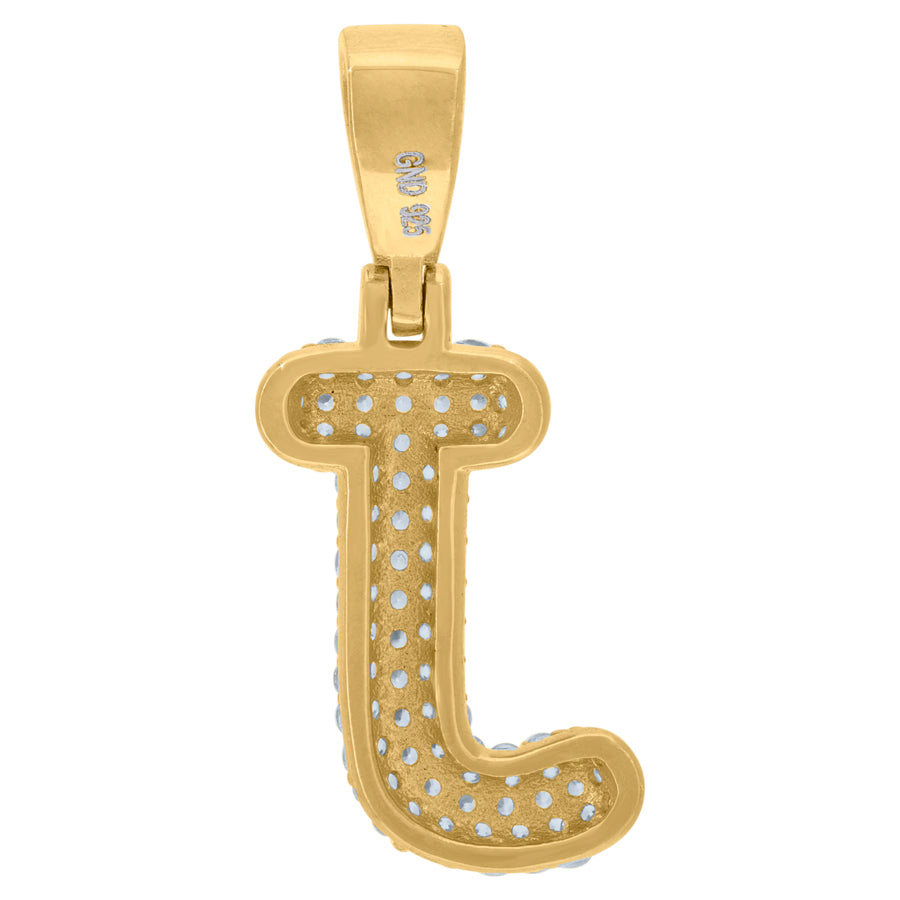 925 Cz Initial Pendant