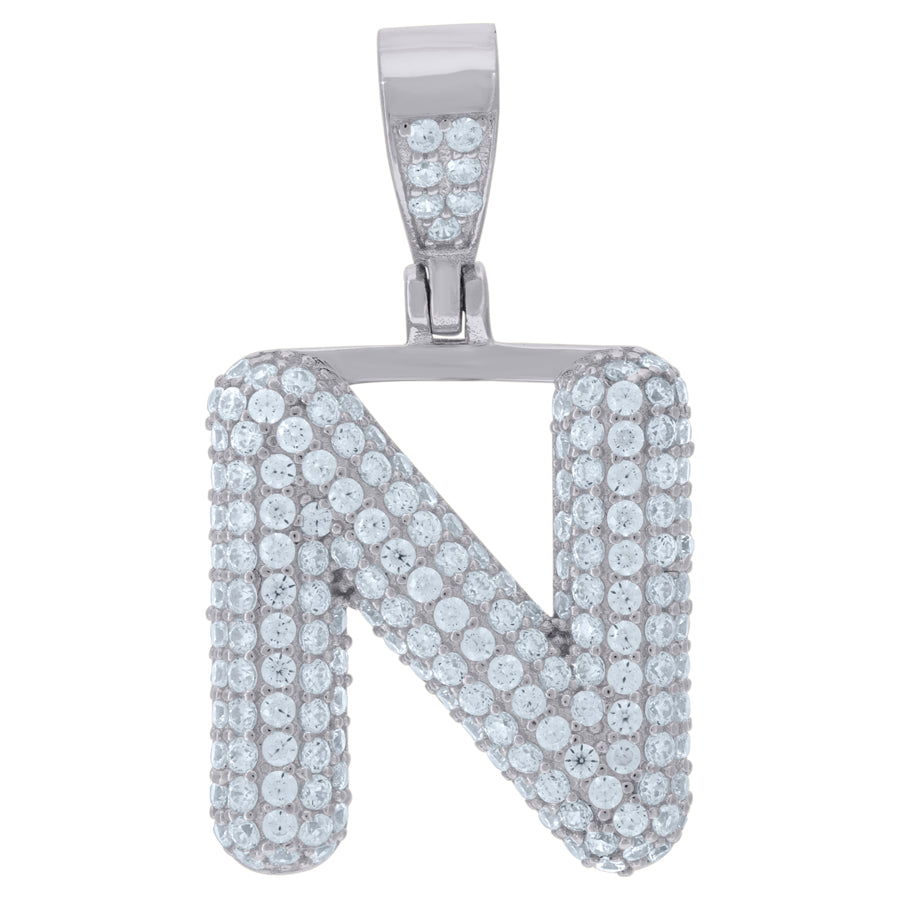 925 Cz Initial Pendant