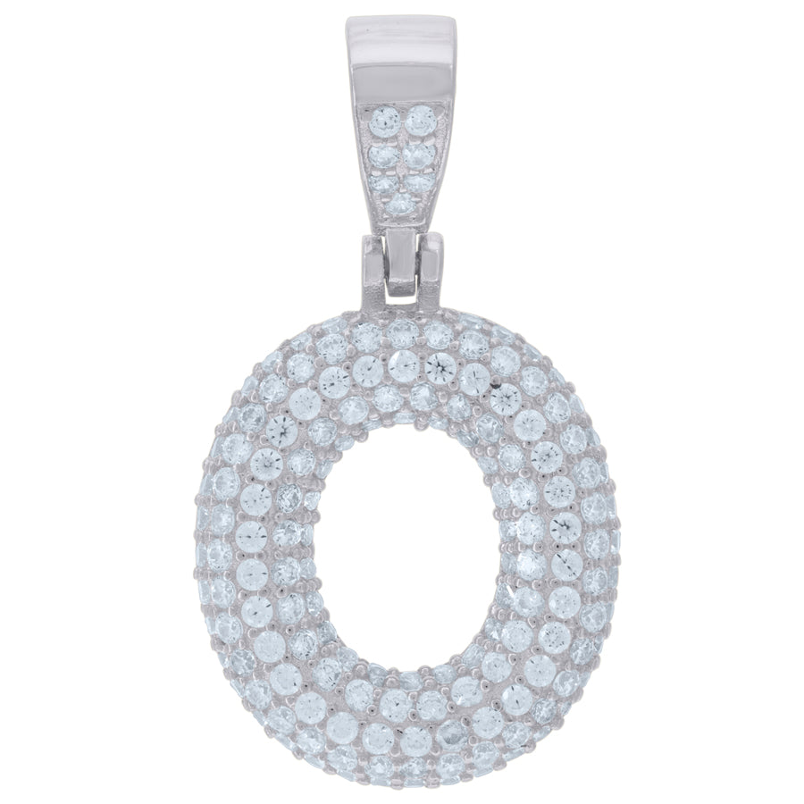 925 Cz Initial Pendant