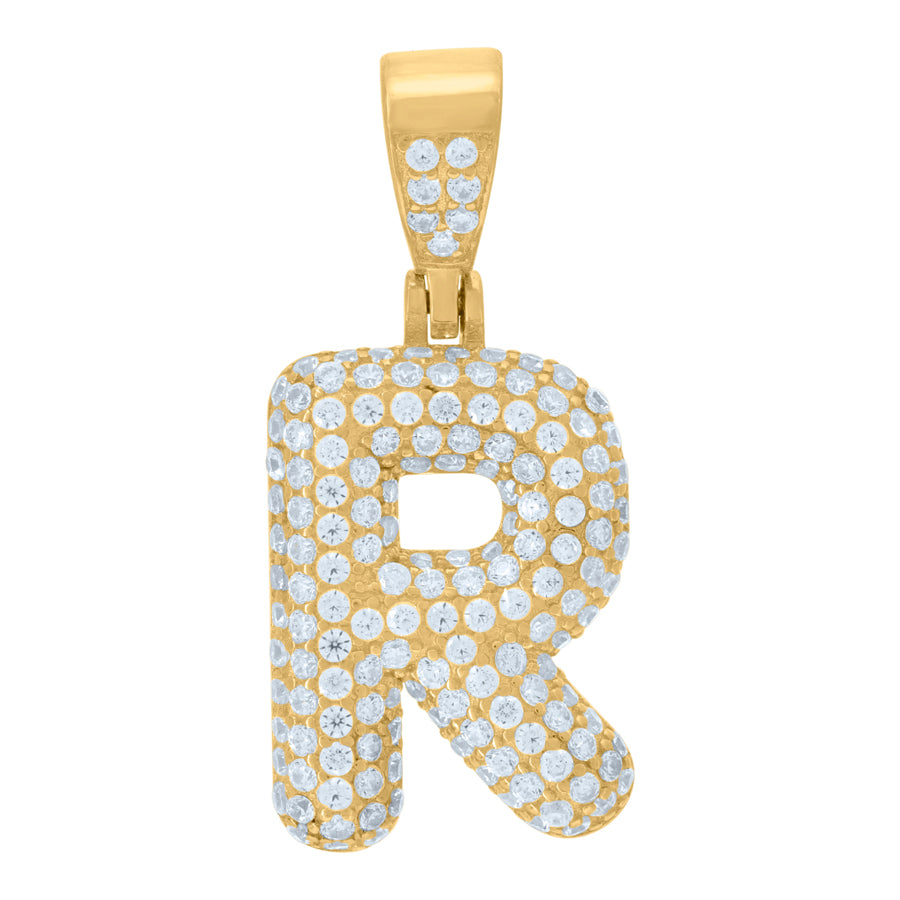 925 Cz Initial Pendant