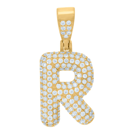 925 Cz Initial Pendant
