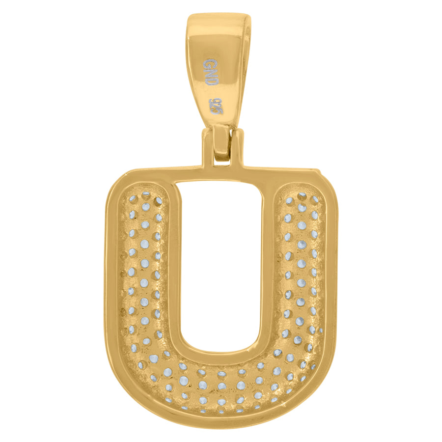 925 Cz Initial Pendant