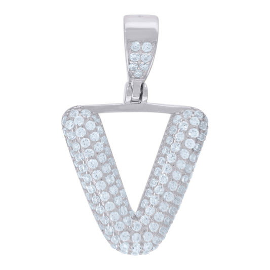 925 Cz Initial Pendant