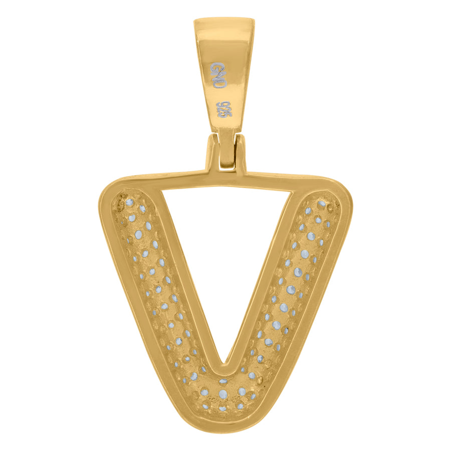 925 Cz Initial Pendant